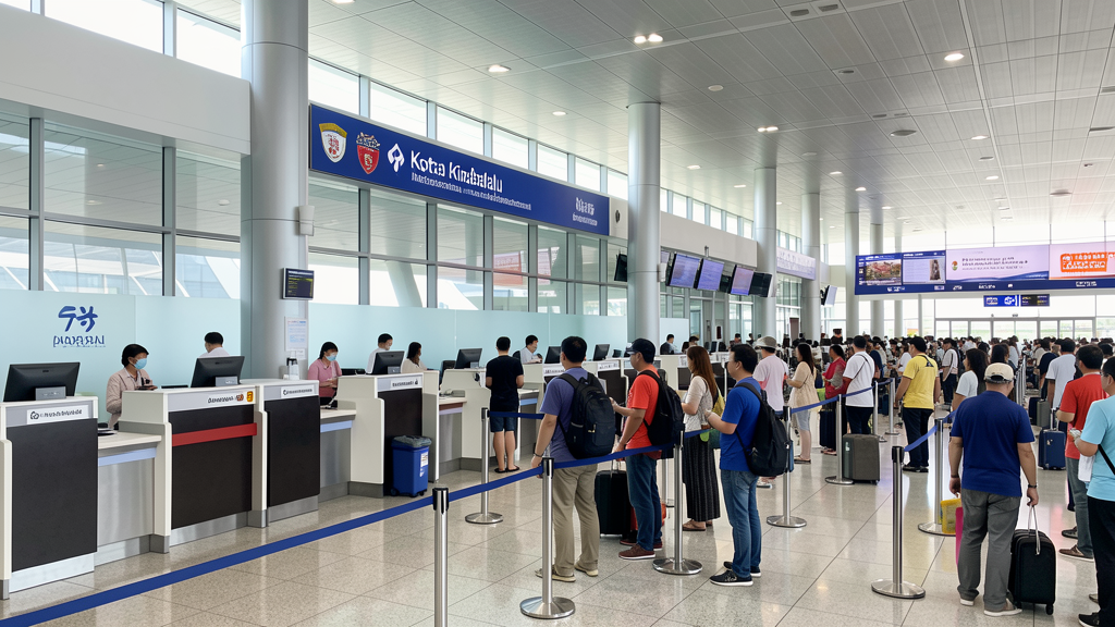 코타키나발루 입국 심사