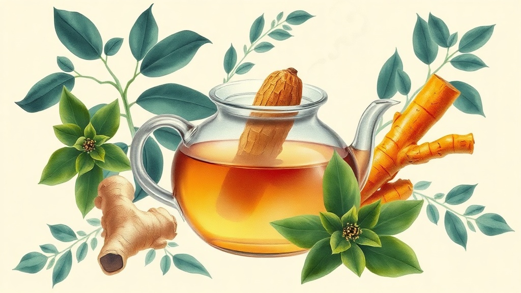 Chá de Gengibre e Cúrcuma: Receita Anti-inflamatória