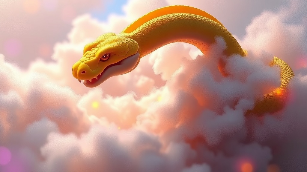 Cobra Amarela Atacando: Simbolismo Espiritual dos Sonhos