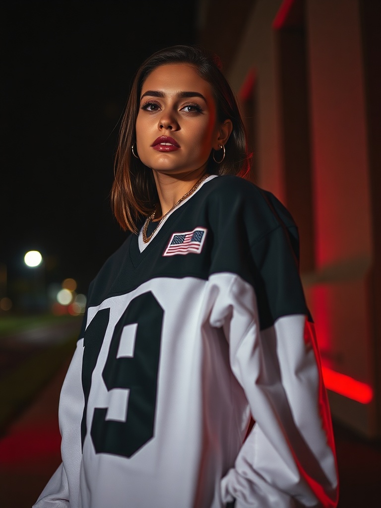 Oversized Varsity Jersey