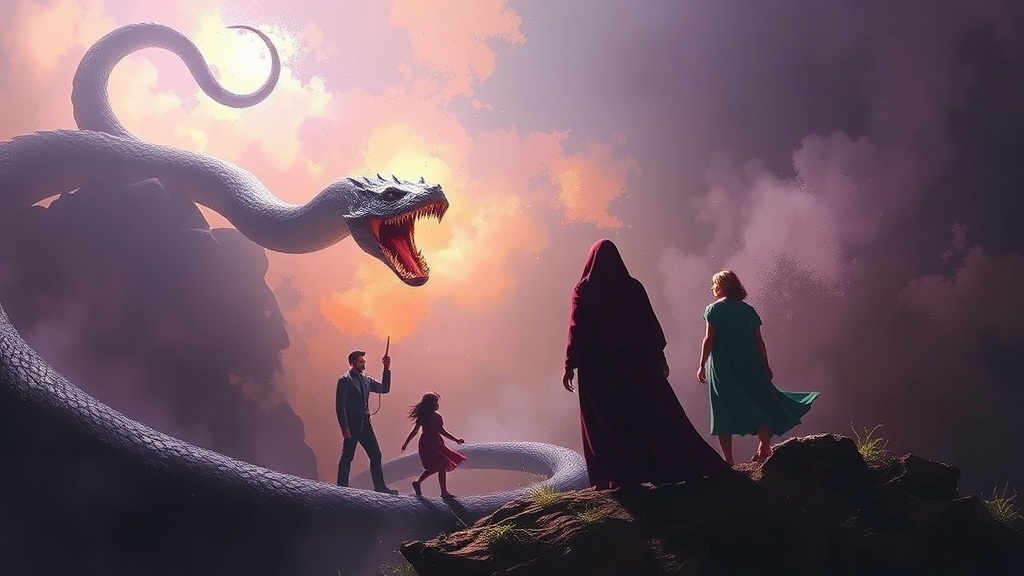 Sonhar com Cobra Atacando a Família: Significado