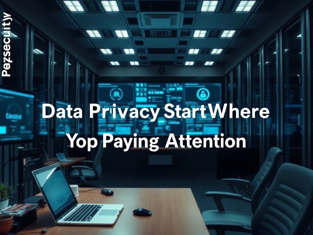 Illustration of a person safeguarding personal data, emphasizing the importance of attention in cybersecurity practices