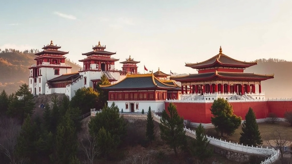 Le temple Putuozongcheng à Chengde, réplique du Potala de Lhassa construite sous l'empereur Qianlong
