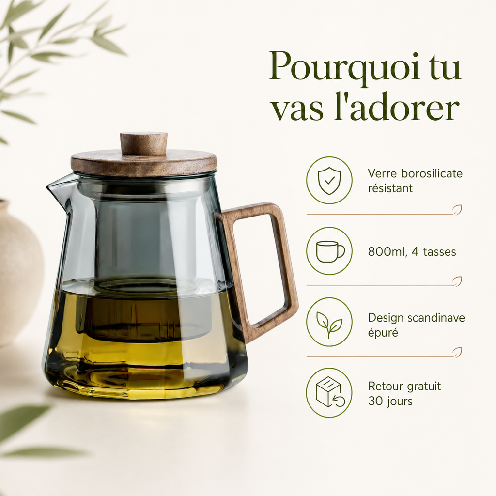 Le thé en verre, ça change tout