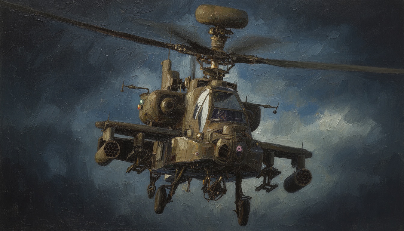 AH-64 Apache Shot Down Over Gulf of Oman