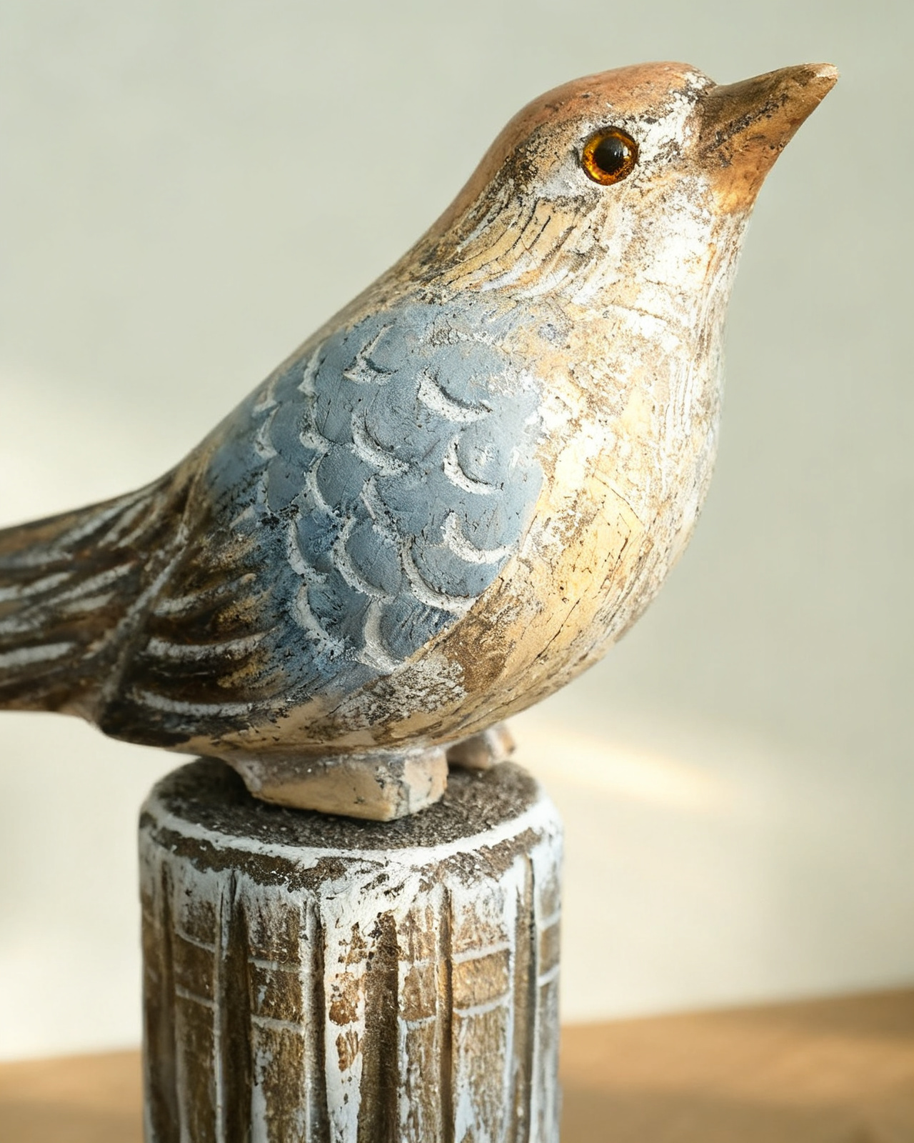 Grain and tool-mark detail