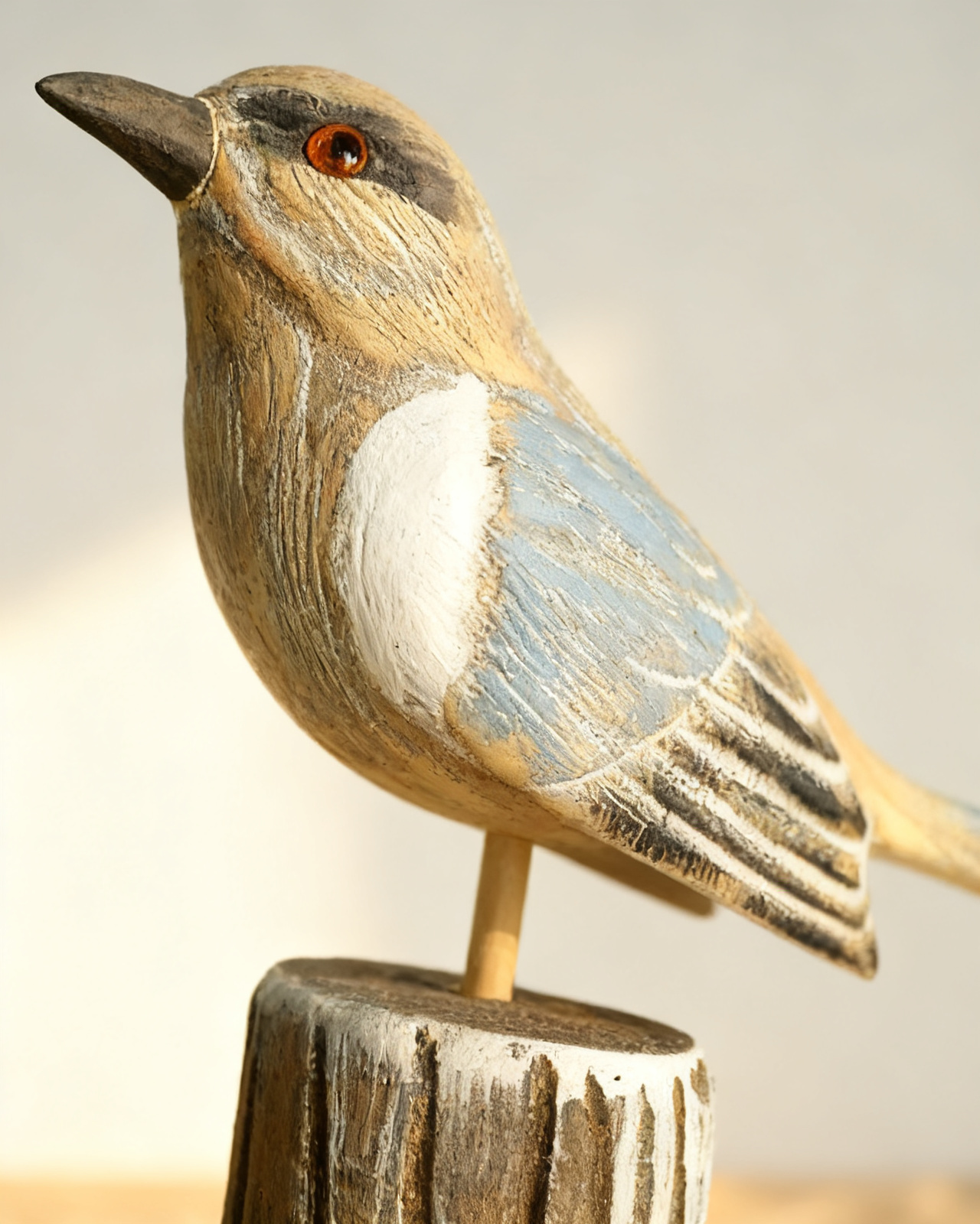 Head and breast detail