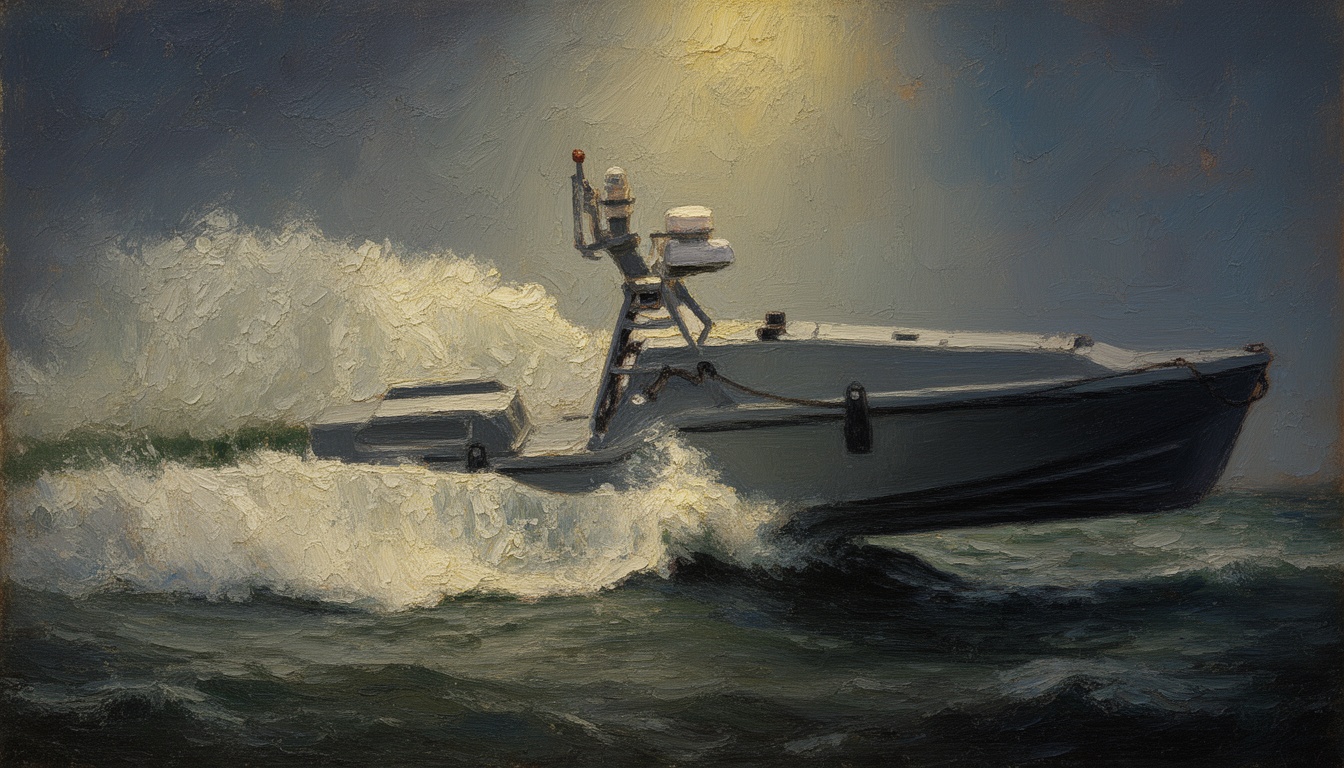 US Sea Drone Utilized for Helicopter Crew Rescue Operation