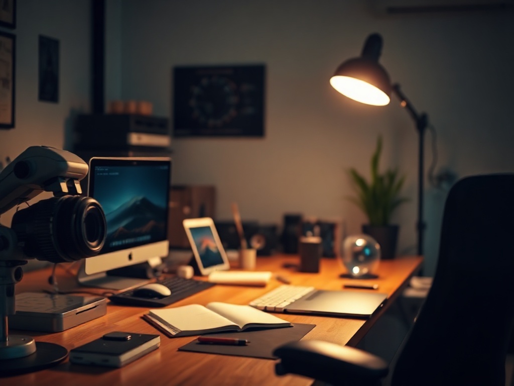 Illustration of a solo founder producing agency-style content using AI tools in 2026 for AI business strategies