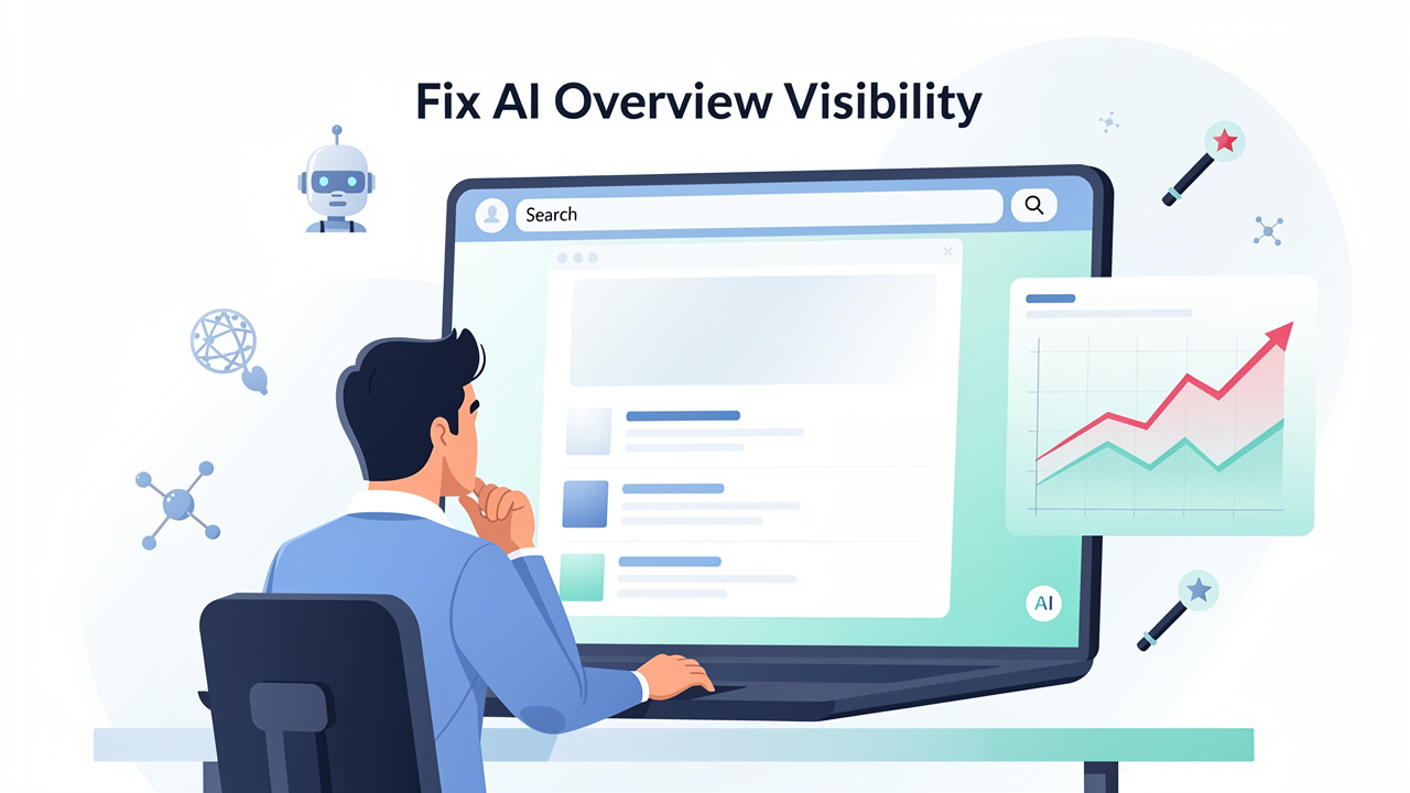 ai written content not showing in google ai overviews how to fix