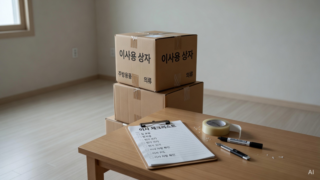 이사 2주 전부터 해야 할 준비 항목 12가지