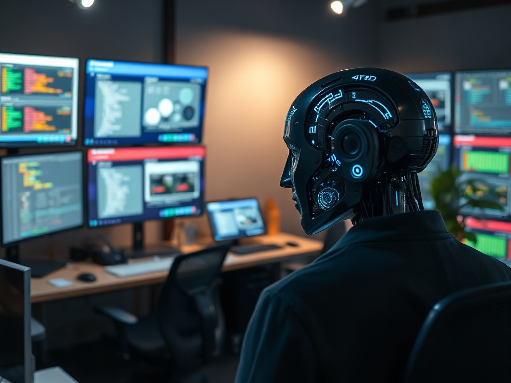 AI-assisted development illustration highlighting misconceptions about AI beyond code completion