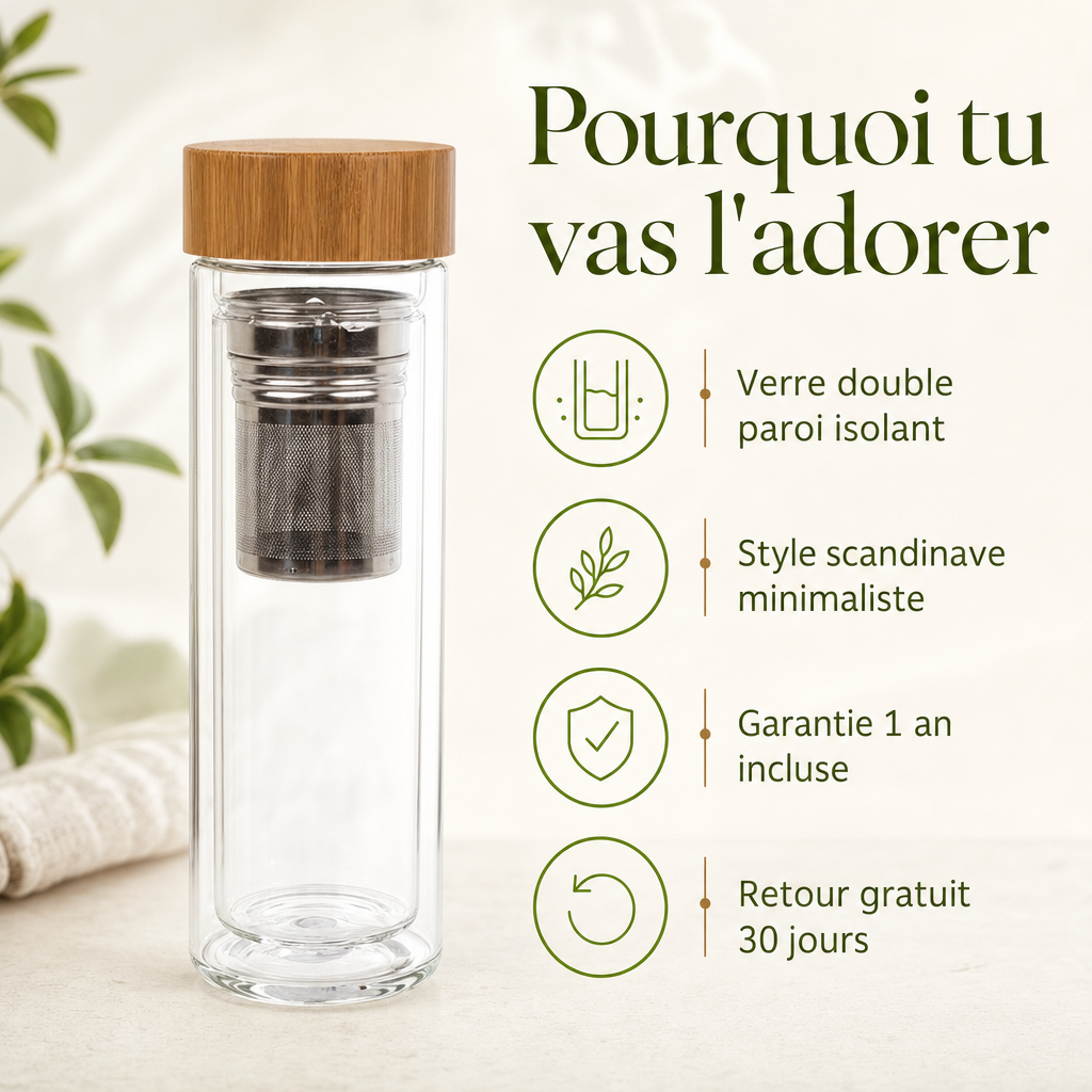 Ta théière en verre qui change tout