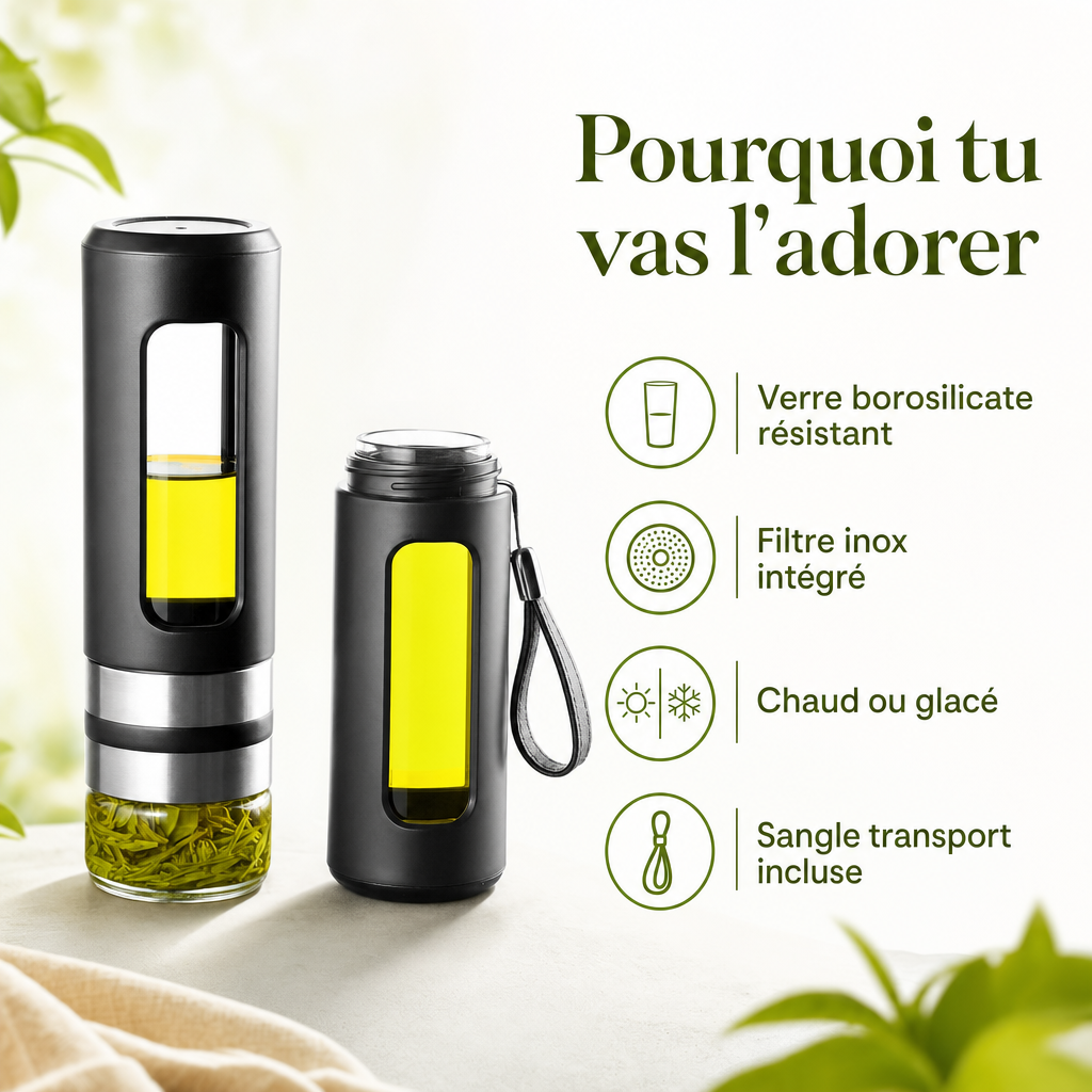 Ton thé en vrac, partout avec toi