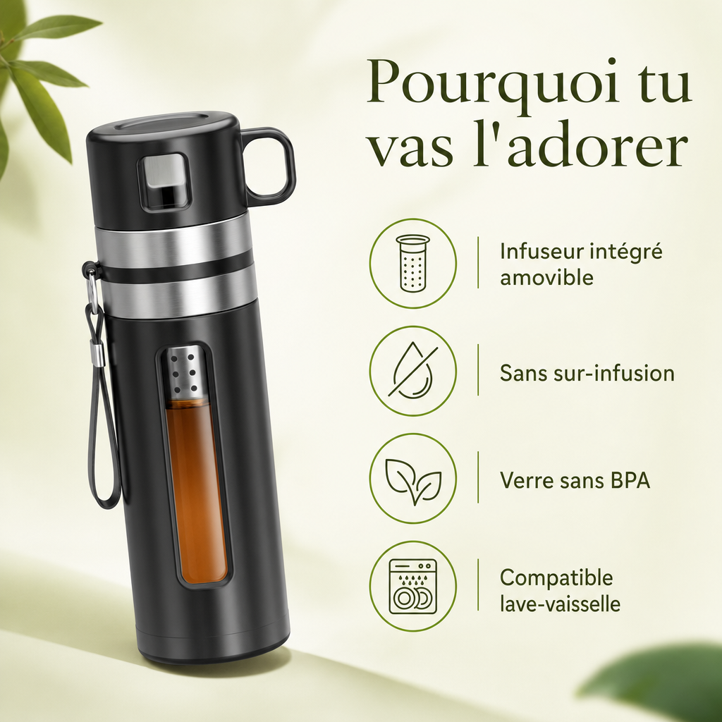Ton thé en feuilles, partout avec toi