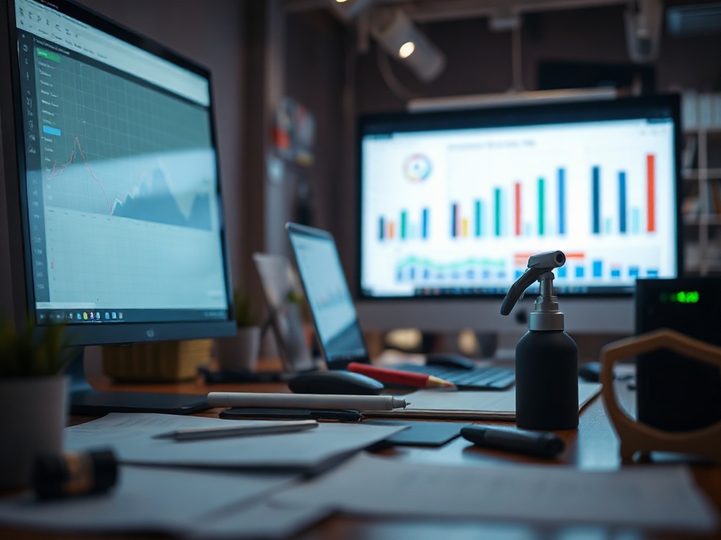 AI-driven cash flow forecasting illustration demonstrating 90%+ accuracy in financial modeling.