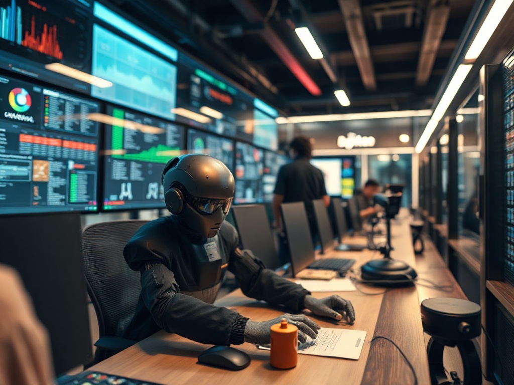 Illustration of data privacy and compliance in AI video production, emphasizing security and regulation adherence