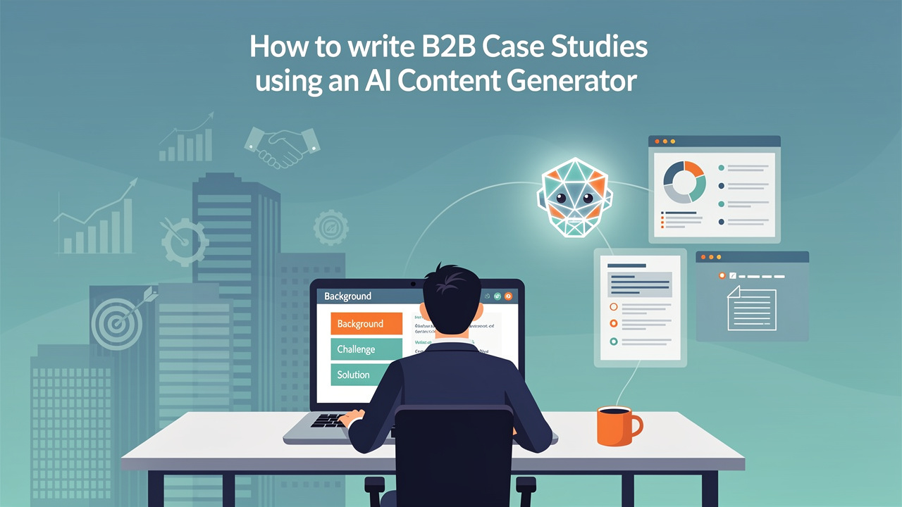 How to Write B2B Case Studies Using AI Content Generator