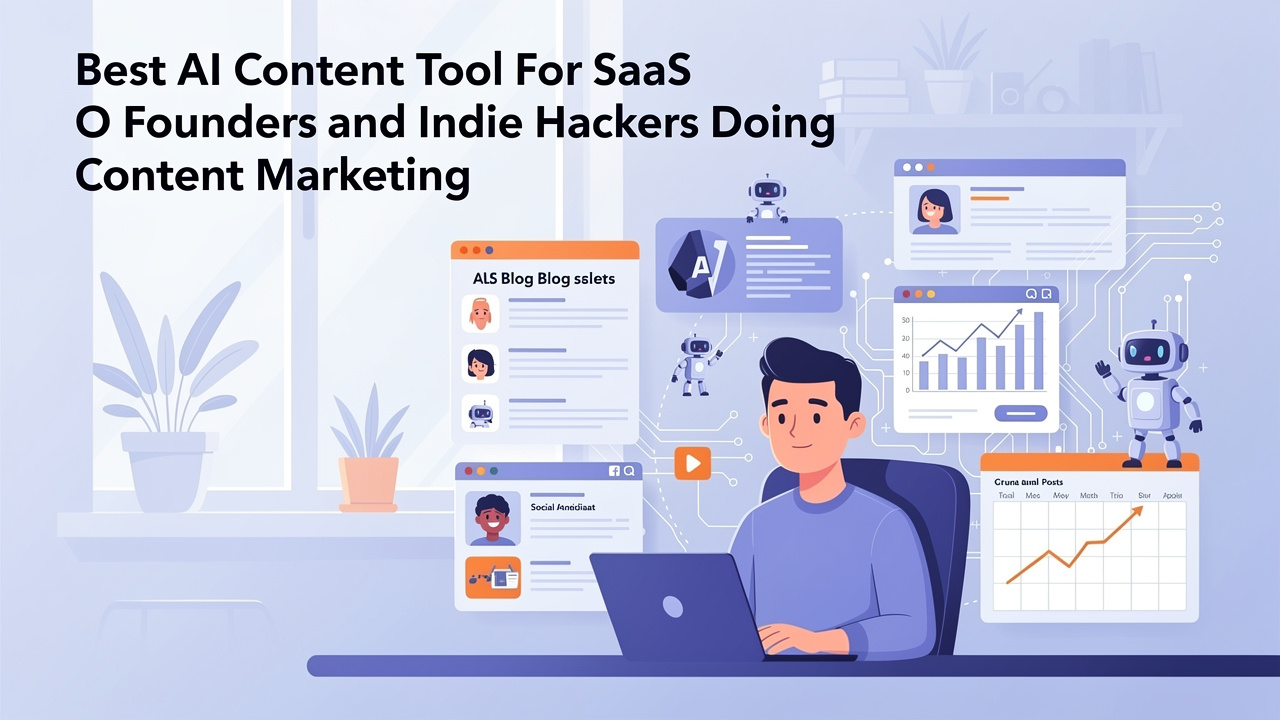 Best AI Content Tool for SaaS Founders & Indie Hackers