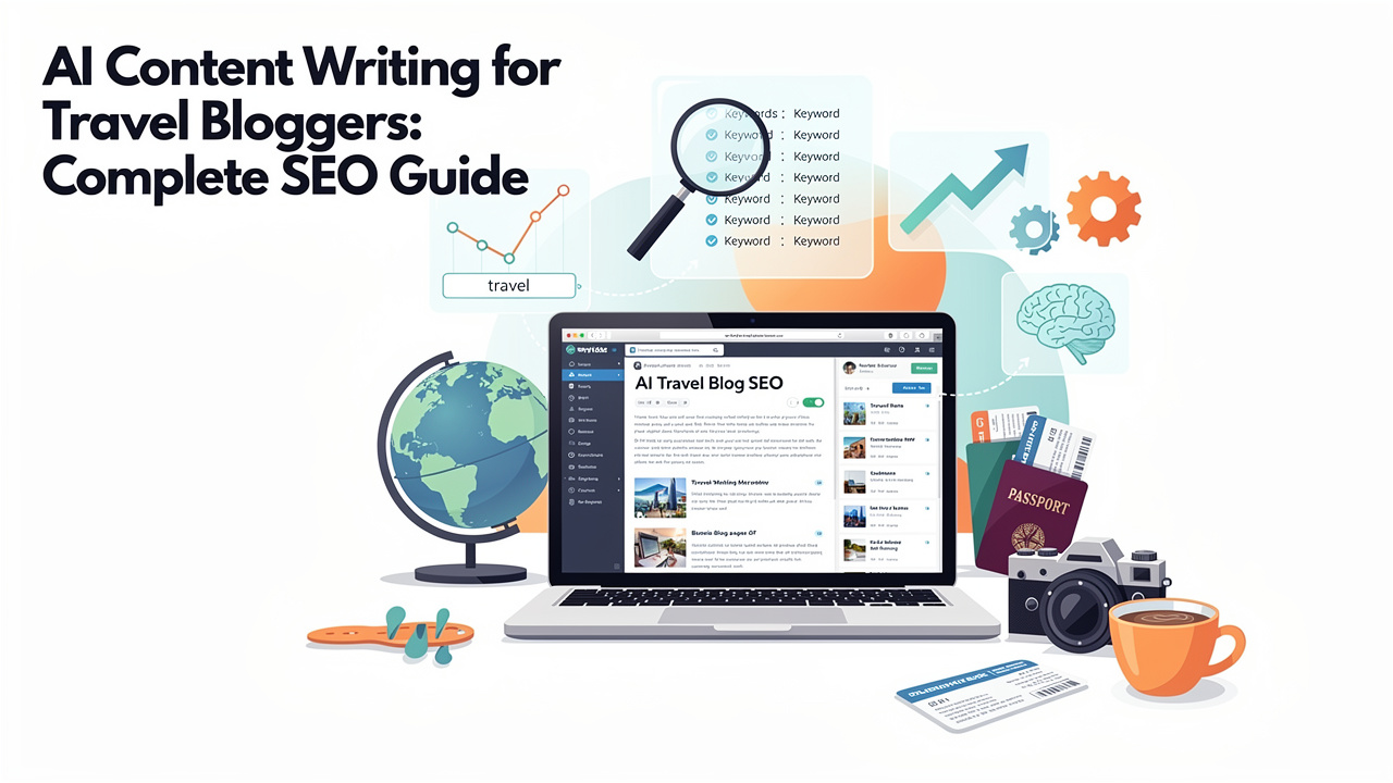 AI Content Writing for Travel Bloggers Complete SEO Guide