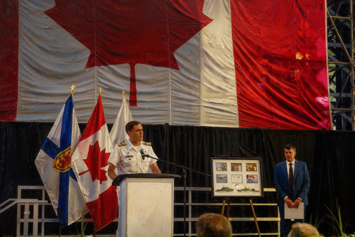 Canada Commemorates First River-Class Destroyer's Keel Laying