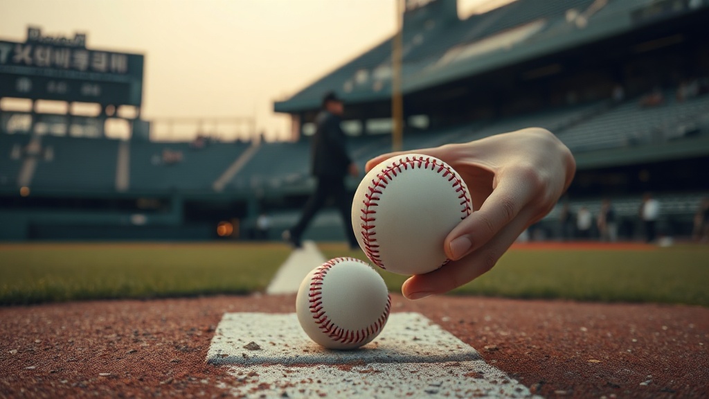 Jamsil baseball first pitch