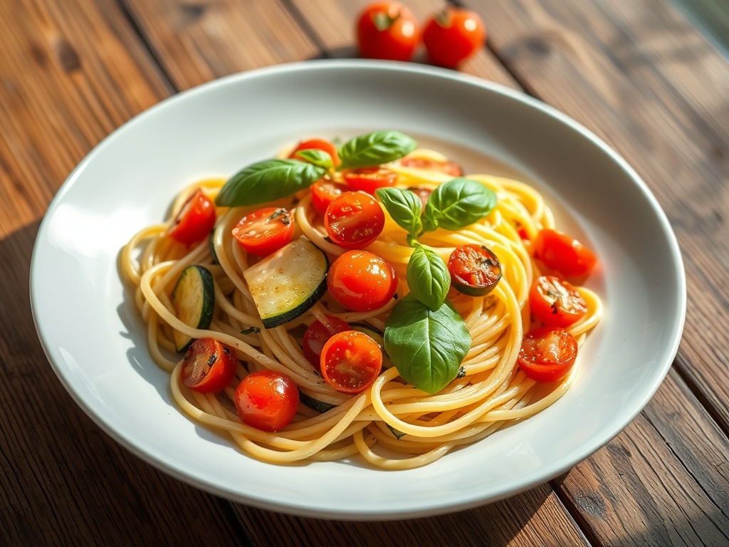 Linguine Ensoleillées à la Provençale
