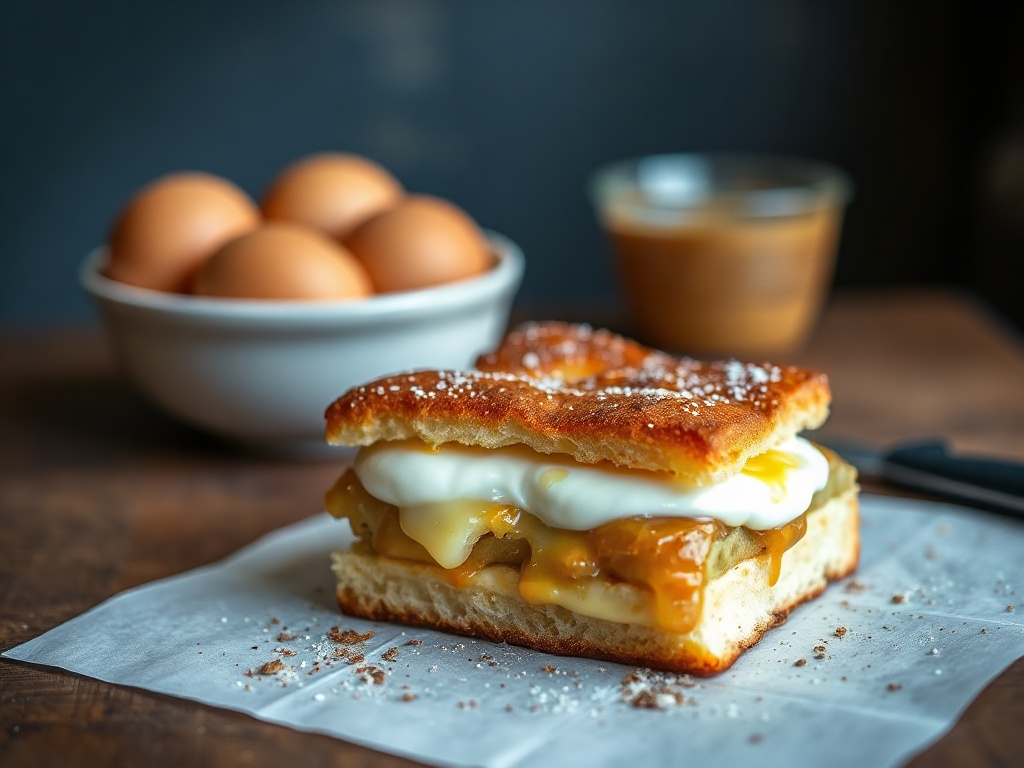 Le Croque-Cake Perdu aux Oignons Caramélisés : Recette Maison Facile et Anti-Gaspi