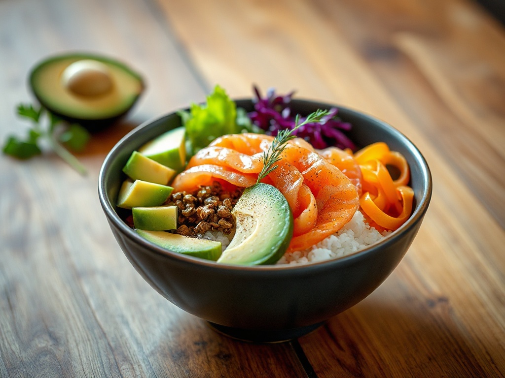 Poke Bowl Saumon Avocat