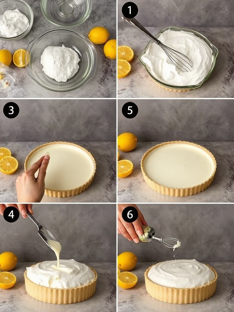 tarte citron meringuée preparation
