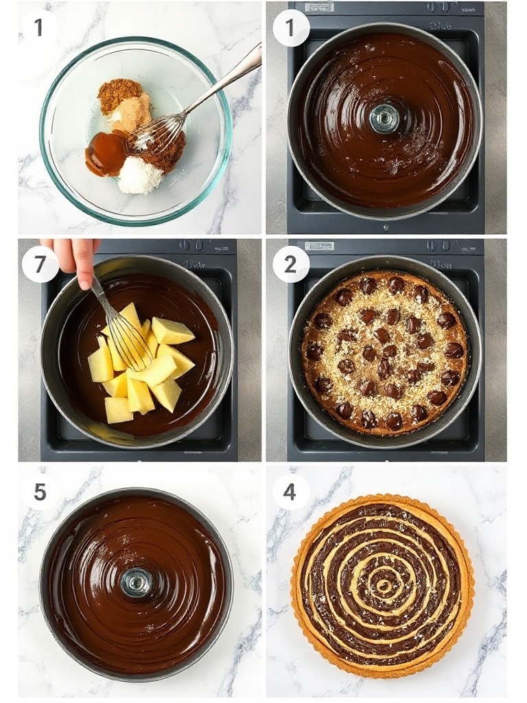 tarte au chocolat preparation
