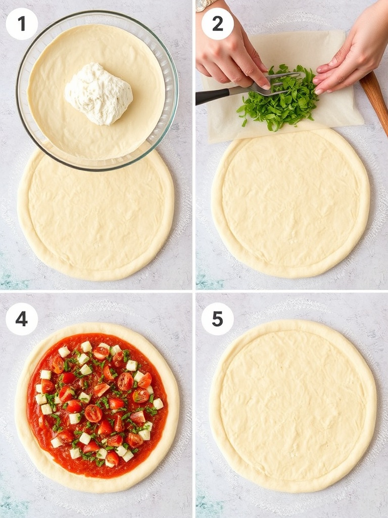 pate a pizza recette preparation