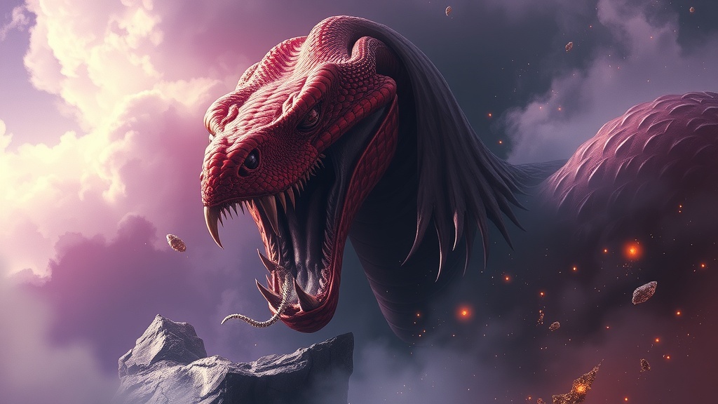Sonhar com Cobra Vermelha Atacando - Significado Profundo
