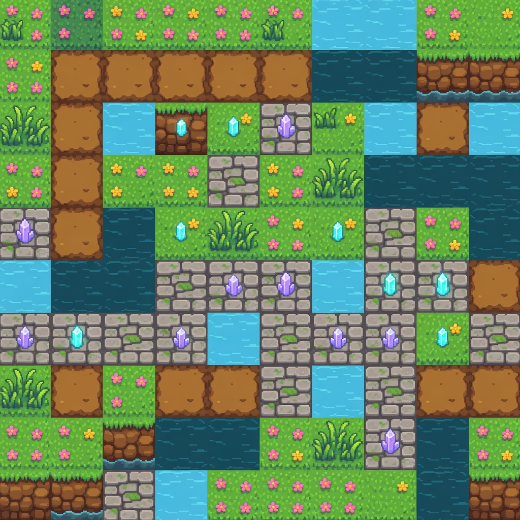 Floating Island Tileset (2 / 4)
