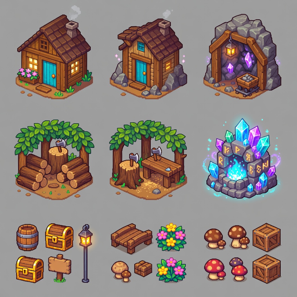 Building and Prop Sprites (4 / 4)