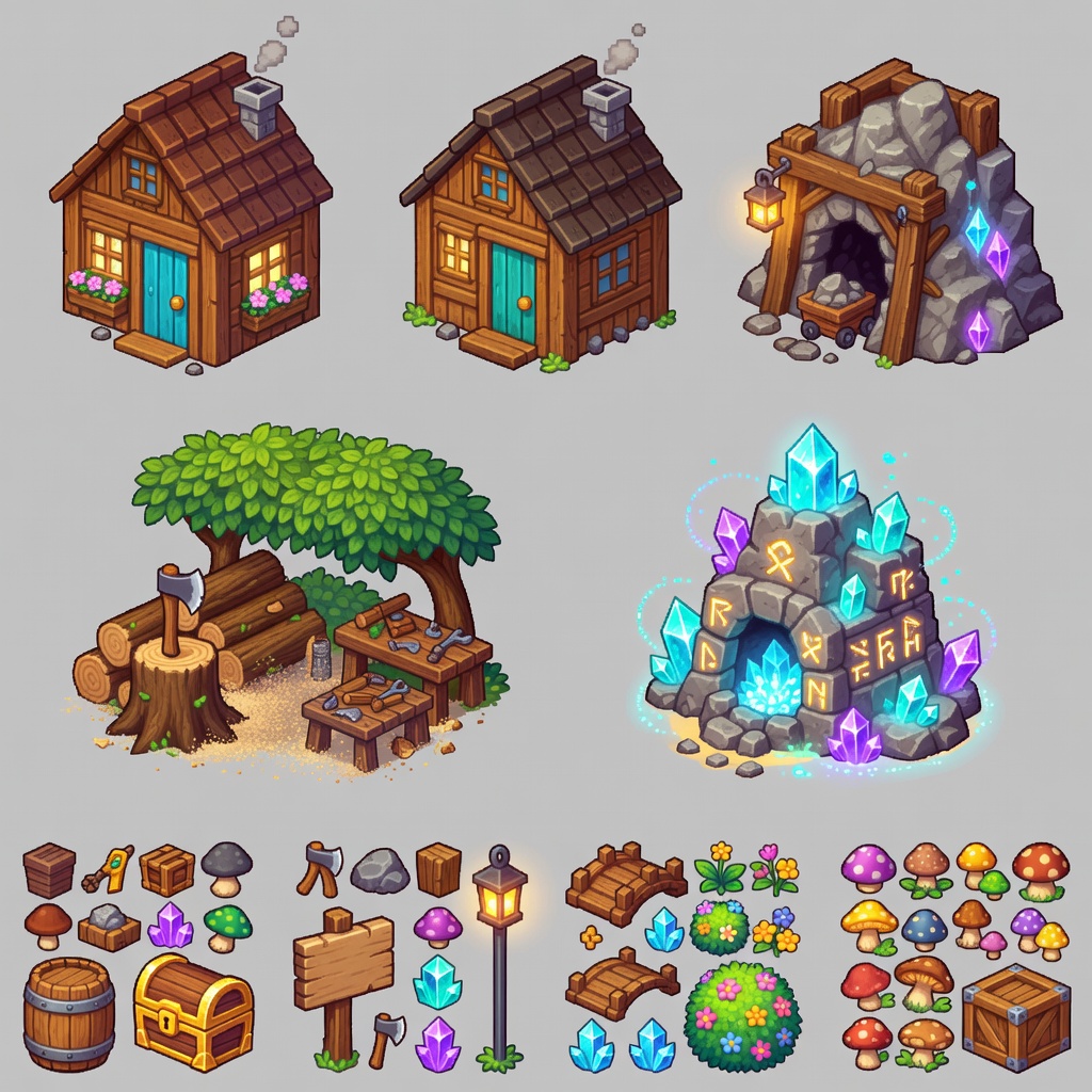 Building and Prop Sprites (2 / 4)