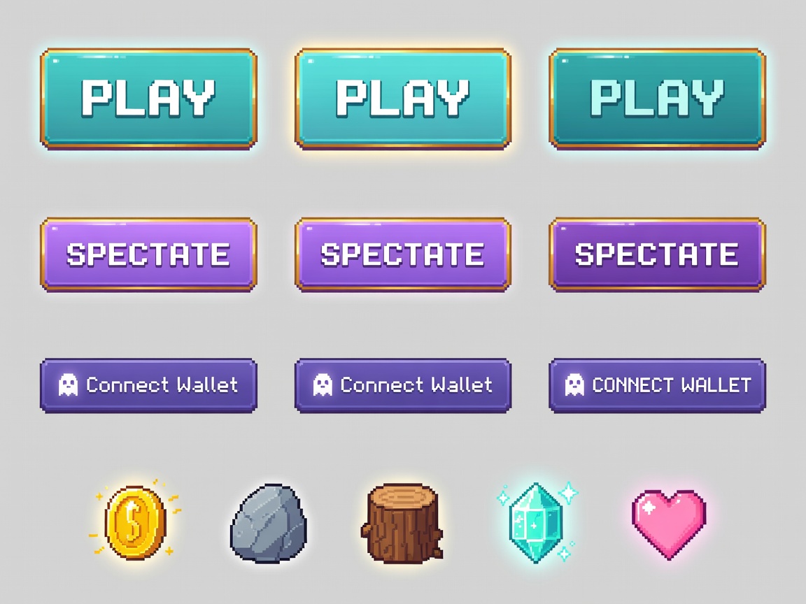 UI Button and Icon Sprites (2 / 4)