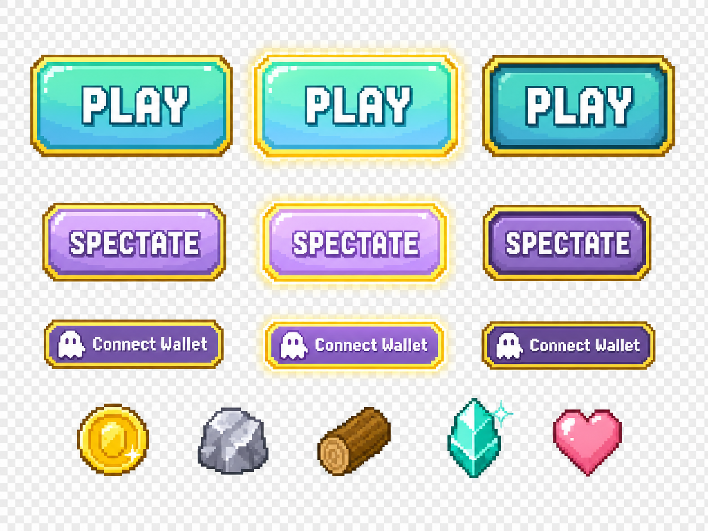 UI Buttons and Icons v2 (1 / 4)