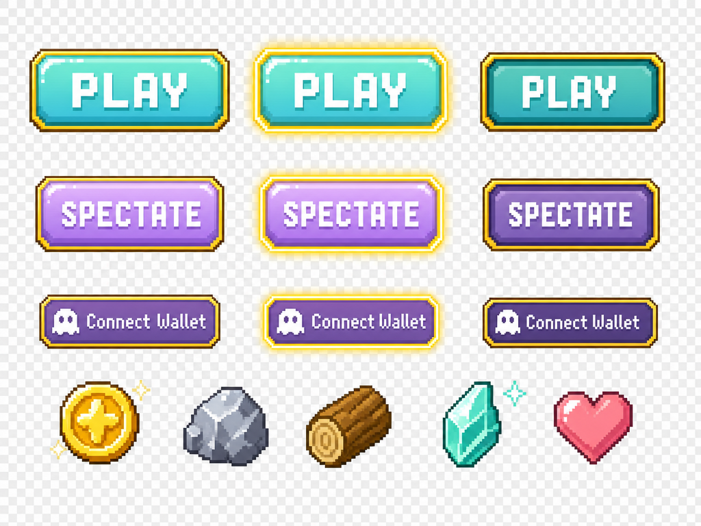 UI Buttons and Icons v2 (3 / 4)