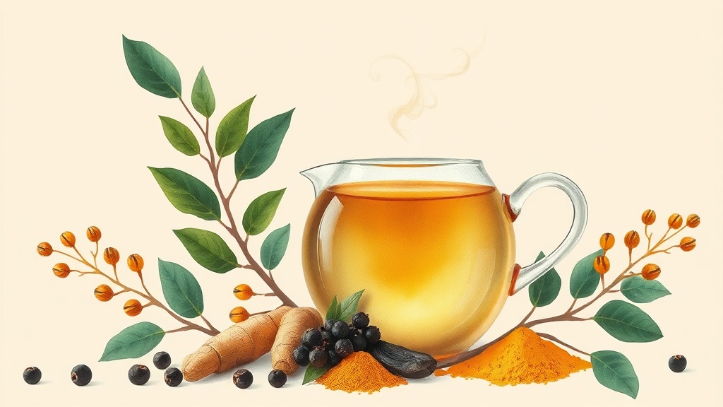 Chá de Cúrcuma e Pimenta Preta: Receita Anti-inflamação