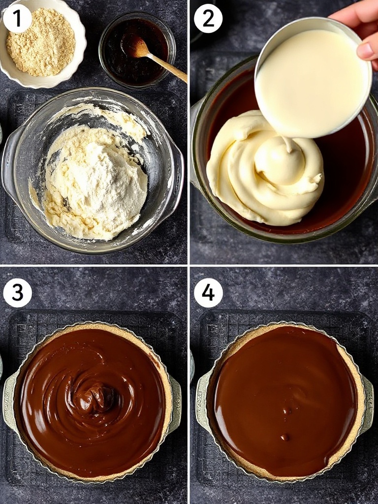 tarte au chocolat preparation