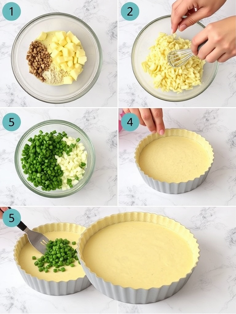 quiche au thon preparation