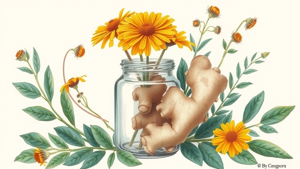 Remédio Caseiro para Dor Muscular: Arnica e Gengibre