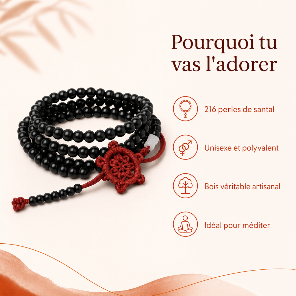 Un mala tibétain pour ancrer votre pratique