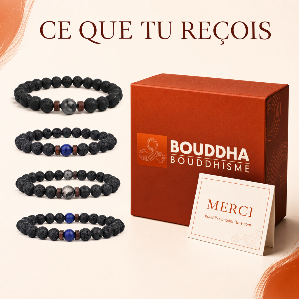 Ce que vous recevez avec votre bracelet de lave