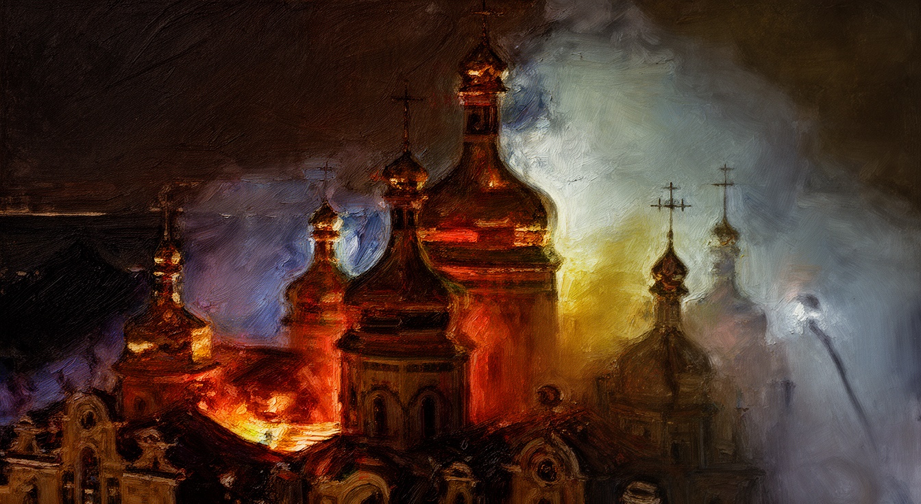 Russian Airstrikes Kill Nine in Ukraine, Historic Cathedral Damaged
