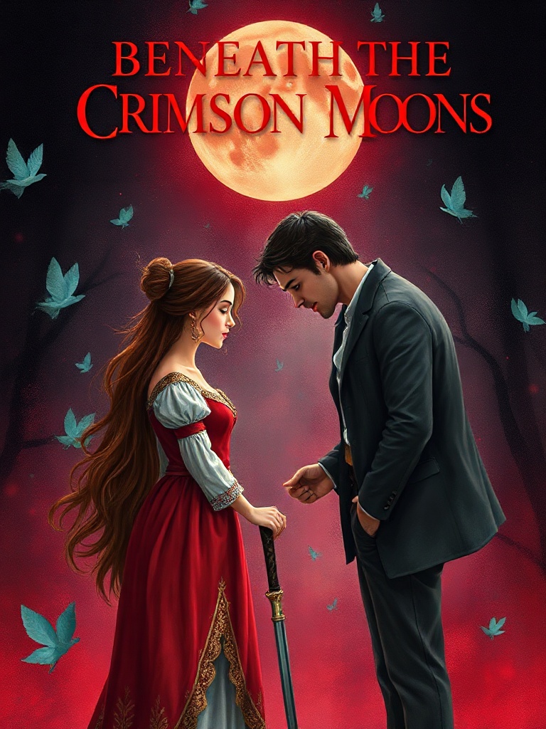 Beneath the Crimson Moon's Kiss