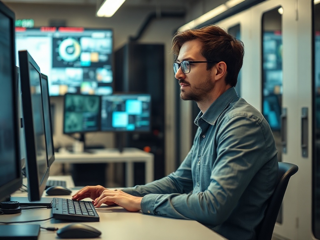 Illustration of entrepreneurs using AI-powered second brain for business decision-making and productivity.