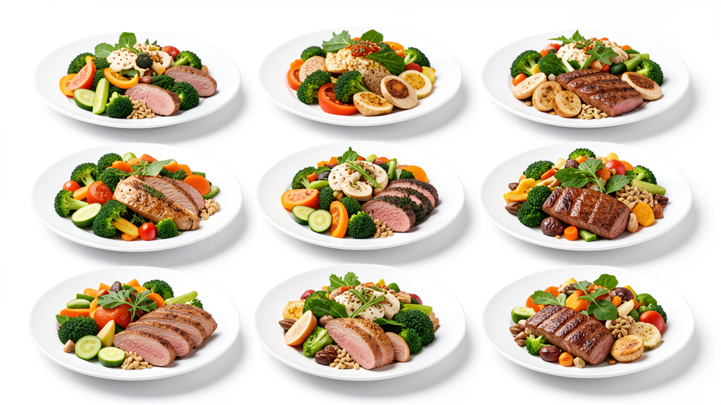 best diet planning for weight loss - variety of healthy balanced meals