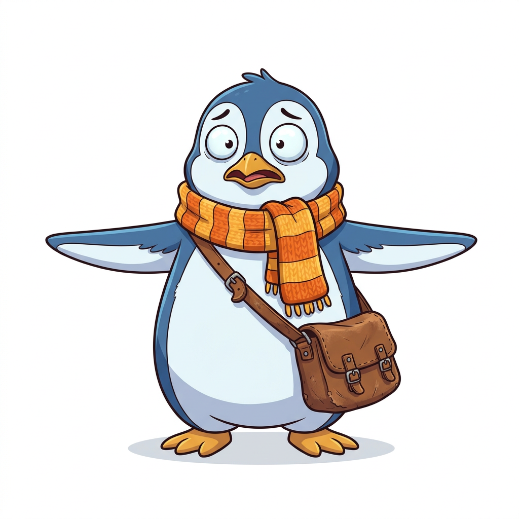 Create a cartoony penguin playable character (4)